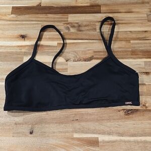 Pink Victoria's Secret Women's Medium Black Swim Suit Bikini Top